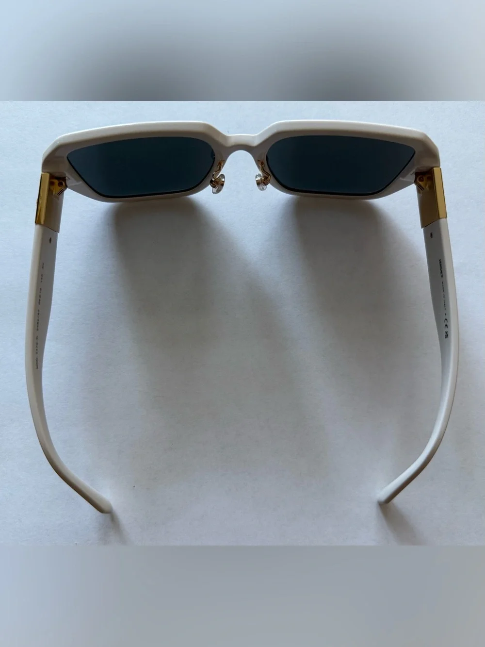Versace VE4472D 5484/87 White Square Medusa Sunglasses w/ Original Box & Case
